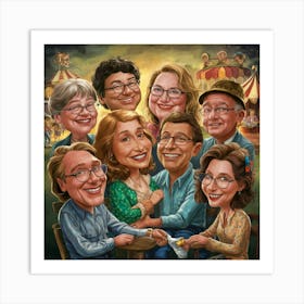 A Heartwarming Illustration Depicting A Group Of O Rdowlz4mrtaprbymb6uc6w Nz8c3yojtqaru6zdnqvxqq Art Print