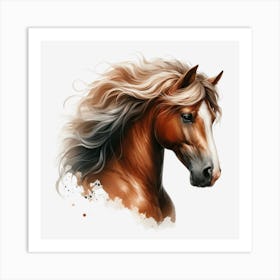 Horse Head 4 Art Print