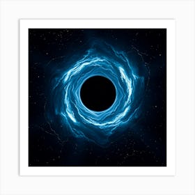 Black Hole In Space Art Print