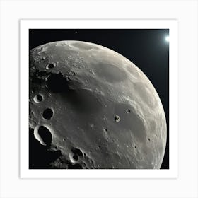 Moon photo 2 Art Print