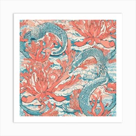 Koi Fish Art Print