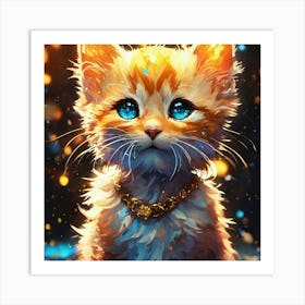 Cute Kitten Art Print