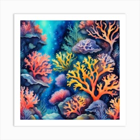 Coral Reef 4 Art Print