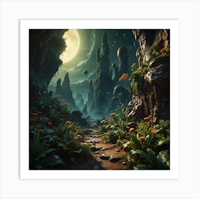 Fantasy Landscape 1 Art Print