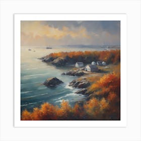 Rocky Shore Art Print