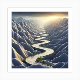 Road To The Future Art Print