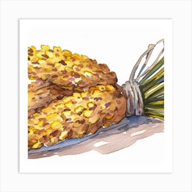 Corn On The Cob Art Print