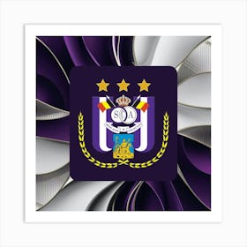 R.S.C. Anderlecht Logo Wall Art 19 Art Print