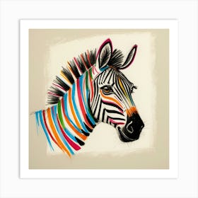 Zebra 15 Art Print