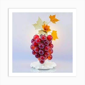 Autumn Grapes Art Print