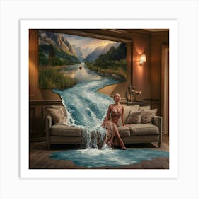 'River' 2 Art Print