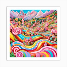 Candy Land Art Print