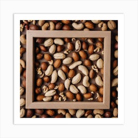 Nuts In A Frame 5 Art Print