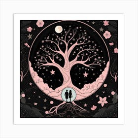 Tree Of Love 1 Art Print