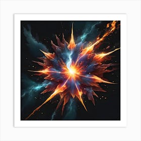 Exploding Star Art Print