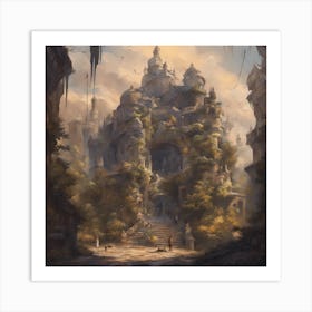 Fantasy City 18 Art Print