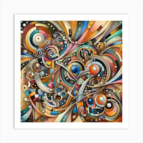 Beautiful abstract art for walls and decorations Art Print
