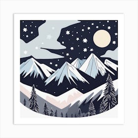 Mountain Landscape 2 Art Print