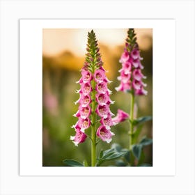 Foxglove Art Print