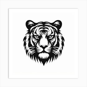 Tiger Head 3 Art Print