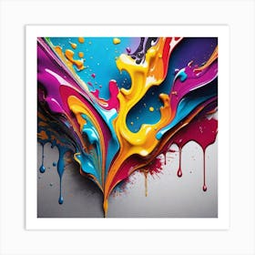 Abstract Painting 106 Art Print