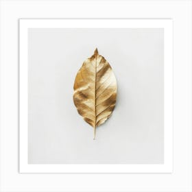 Gold Leaf 4 Art Print