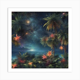 Tropical paradise 1 Art Print