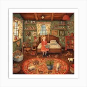 Little Girl'S Room Art Print