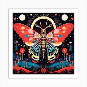 Moth Of The Night Art Print