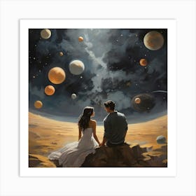 Ill Take You To The Stars For A Second Date Art Print Art Print