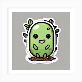 Cactus Sticker Art Print