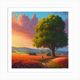 Poppy Field Art Print