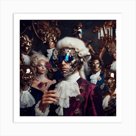 Man In Costume Art Print