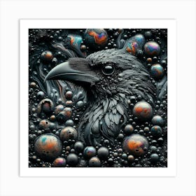 Black Crow Art Print