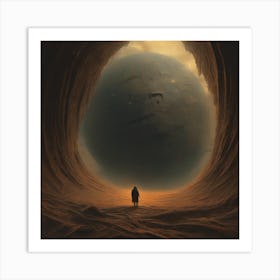 Canyon sphere Art Print