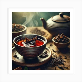 Sovereign Flame Pu Erh Tea Art Print