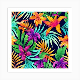 Lush Blooms (8) Art Print