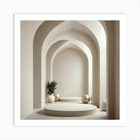 Arched Room 4 Art Print