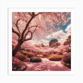 Cherry Blossoms 1 Art Print