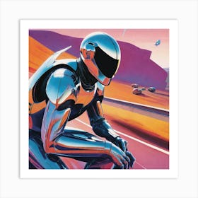 Futuristic Man 154 Art Print