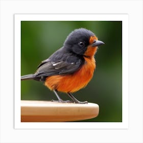 Rufous-Tailed Robin Art Print