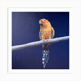 Flaming Parrot SB Art Print