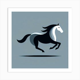 Horse Running 1 Art Print