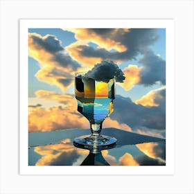 Copa cristal cielo 4 Art Print