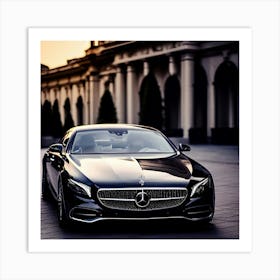 Maybach Car Automobile Vehicle Automotive Luxury German Brand Logo Iconic Prestige Perfor (2) Art Print