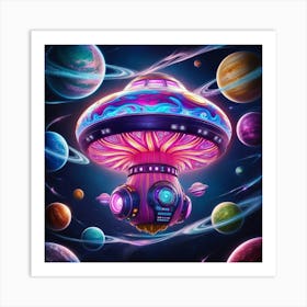 Spaceship Art Print