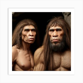 Two Apes Art Print