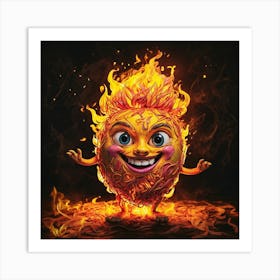 Fireball 2 Art Print