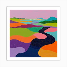 Colourful Abstract Everglades National Park Usa 1 Art Print