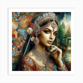 Indian Woman 4 Art Print